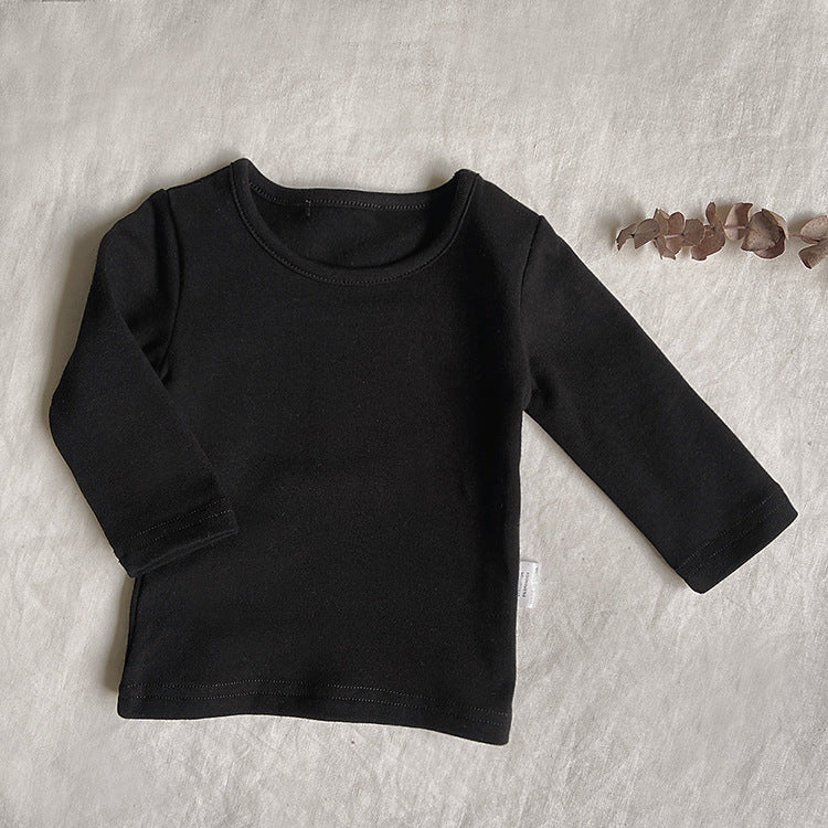 Cotton Long Sleeve T-shirts for Newborns 3-24M