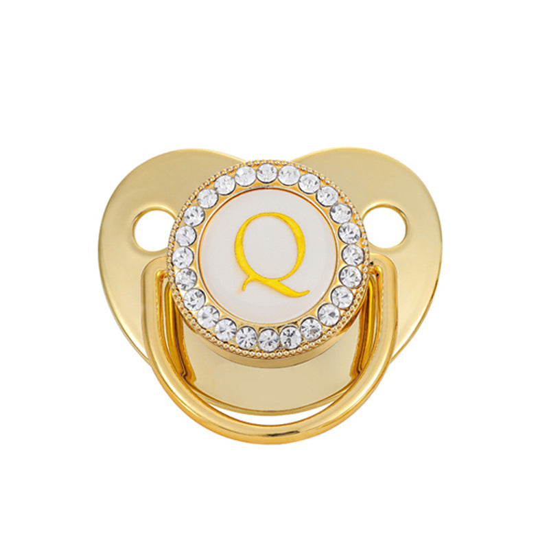 Baby Gold 26 Letter Comfort Pacifier