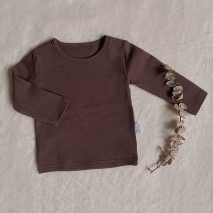 Cotton Long Sleeve T-shirts for Newborns 3-24M