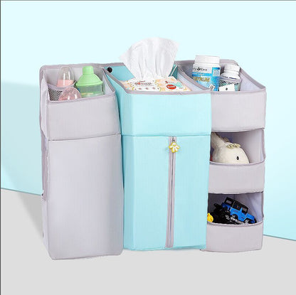 Universal Baby Crib Hanging Storage Bag for Essentials
