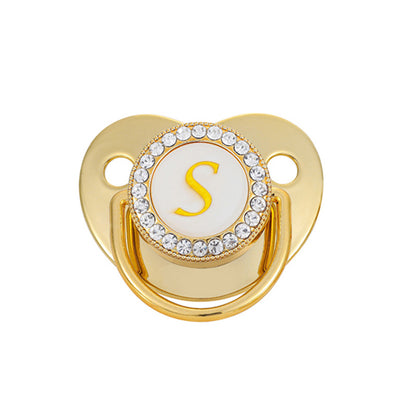 Baby Gold 26 Letter Comfort Pacifier