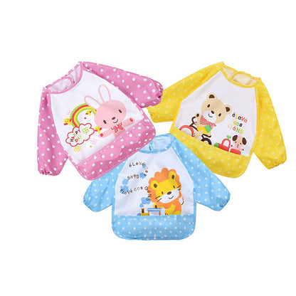 Classic Long Sleeve Lace-Up Smock for Infants and Kids