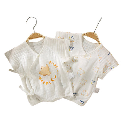 Ultra-thin Cotton Summer Pajamas for Newborns (0-1Y)