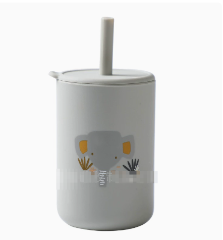Leak-proof Silicone Children's Drinking Cup for Baby