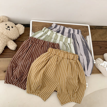 Soft Cotton Striped Bloomers for Newborns and Toddlers