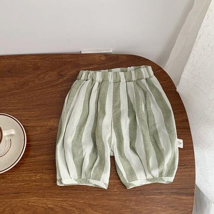 Soft Cotton Striped Bloomers for Newborns and Toddlers
