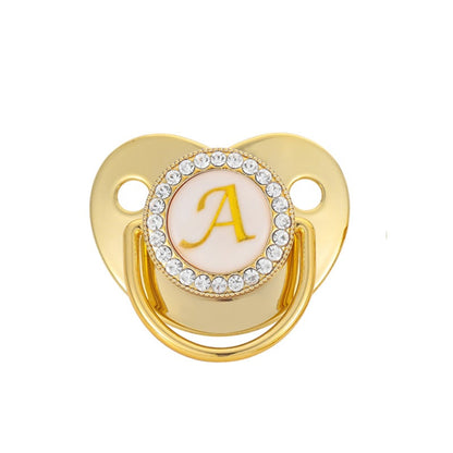 Baby Gold 26 Letter Comfort Pacifier