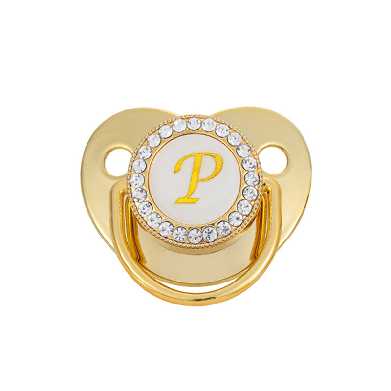 Baby Gold 26 Letter Comfort Pacifier