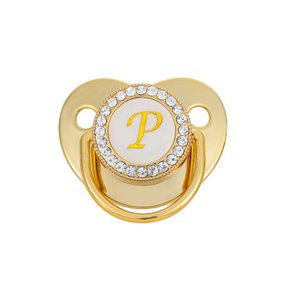 Baby Gold 26 Letter Comfort Pacifier