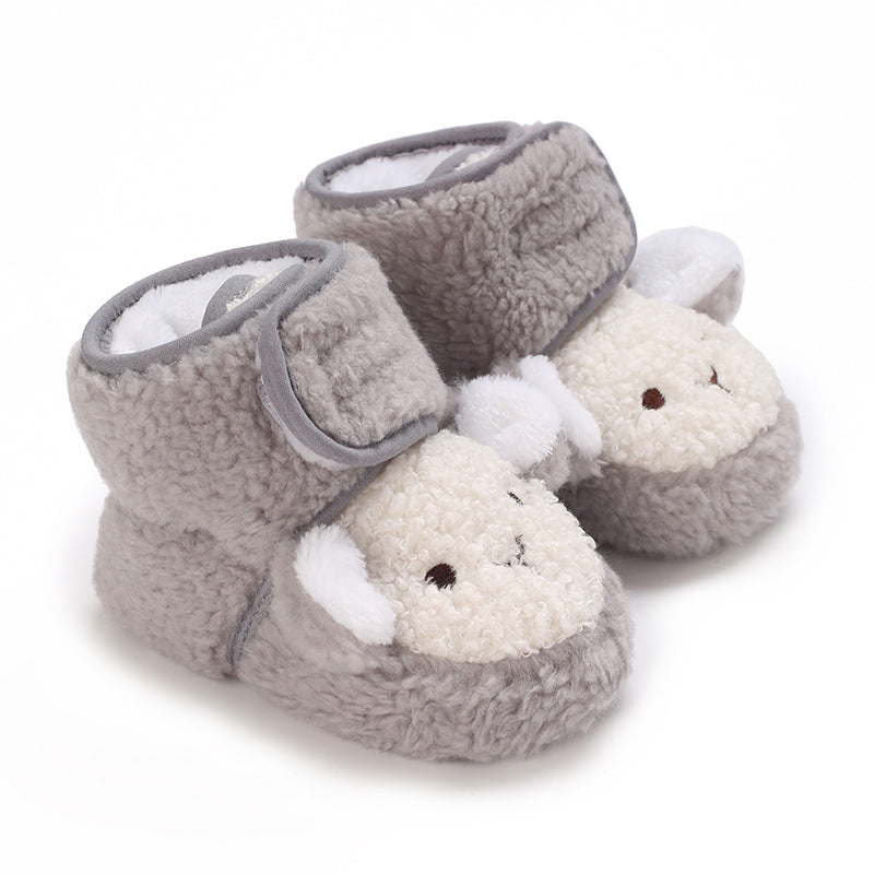 Thickened Non-Slip Cartoon Cotton Shoes for Babies