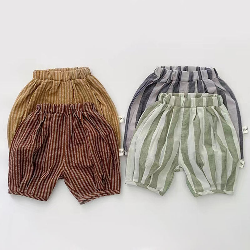 Soft Cotton Striped Bloomers for Newborns and Toddlers