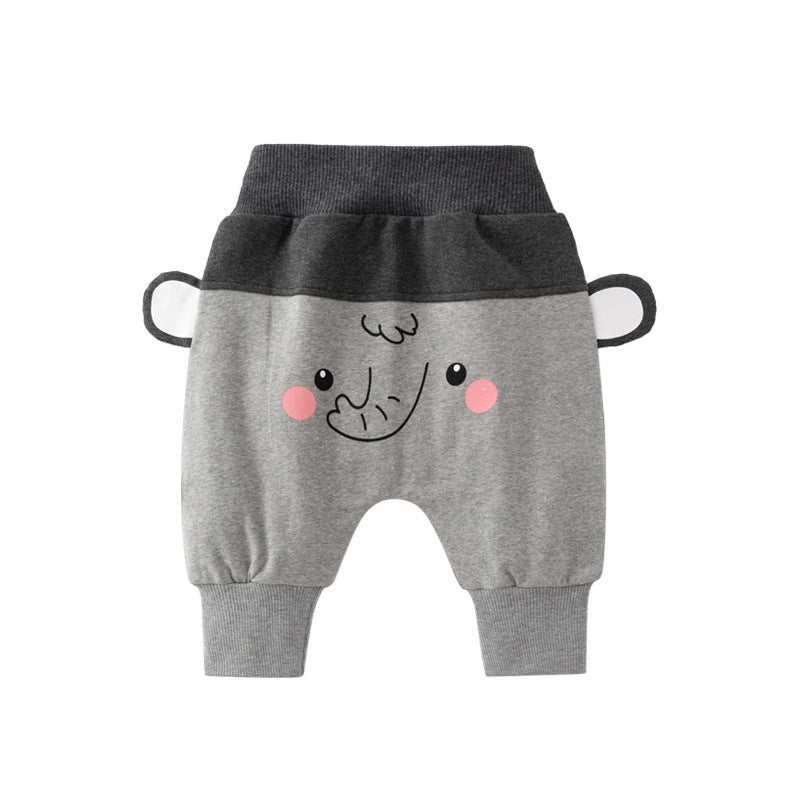 Yellow Tiger Baby Harem Pants for 0-2 Years Old