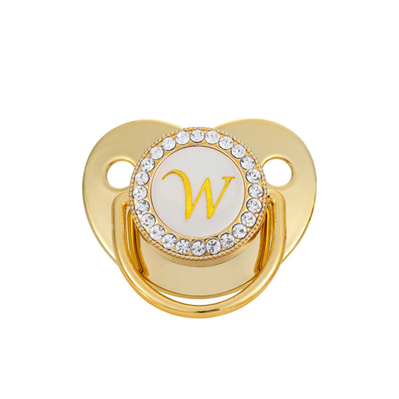 Baby Gold 26 Letter Comfort Pacifier