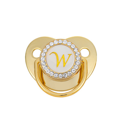 Baby Gold 26 Letter Comfort Pacifier