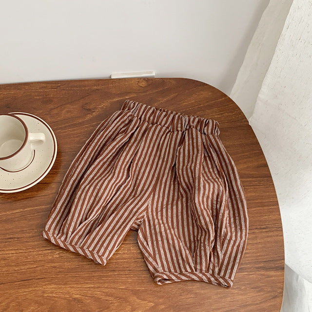 Soft Cotton Striped Bloomers for Newborns and Toddlers