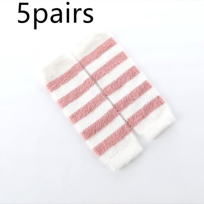 Autumn Winter Baby Leggings with Knee Pads Socks
