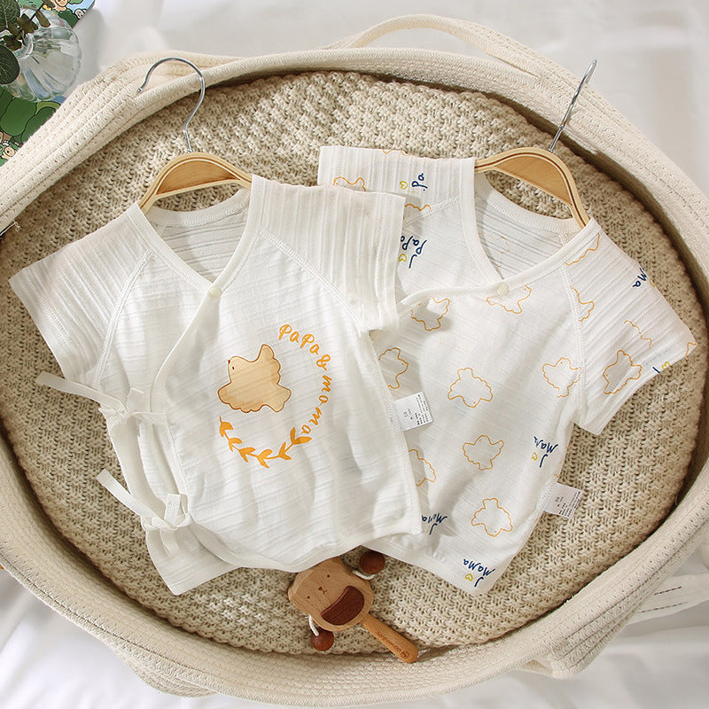 Ultra-thin Cotton Summer Pajamas for Newborns (0-1Y)