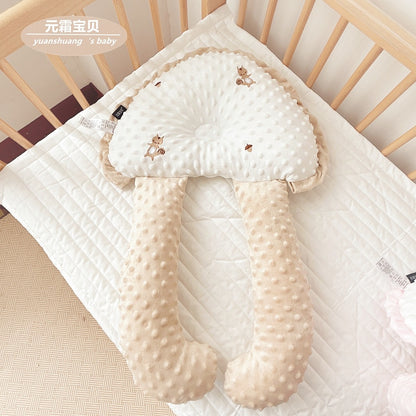 No Top Velvet Anti-Deviation Baby Head Pillow
