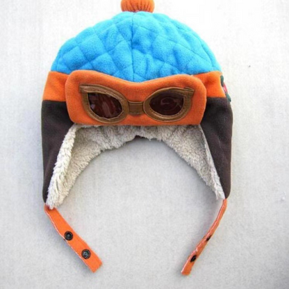 Winter Hipsters for Boys and Girls with Fluffy Earmuffs
