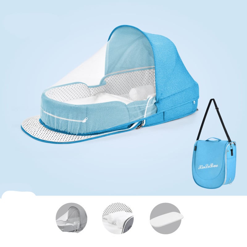 Multifunctional Portable Baby Crib with Mosquito Net
