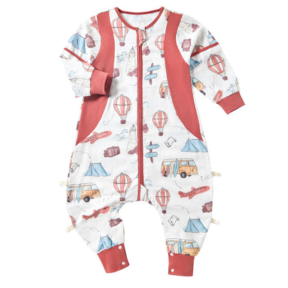 Baby Bamboo Fiber Sleeveless Sleep Bag with Legs