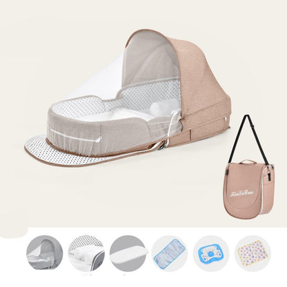 Multifunctional Portable Baby Crib with Mosquito Net
