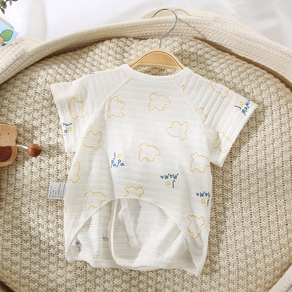 Ultra-thin Cotton Summer Pajamas for Newborns (0-1Y)