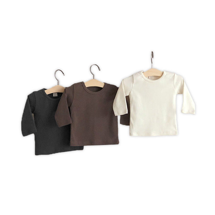 Cotton Long Sleeve T-shirts for Newborns 3-24M