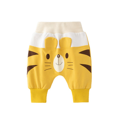 Yellow Tiger Baby Harem Pants for 0-2 Years Old