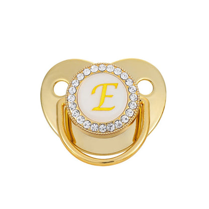 Baby Gold 26 Letter Comfort Pacifier