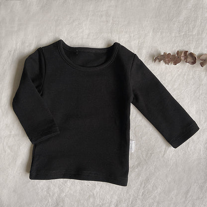 Cotton Long Sleeve T-shirts for Newborns 3-24M